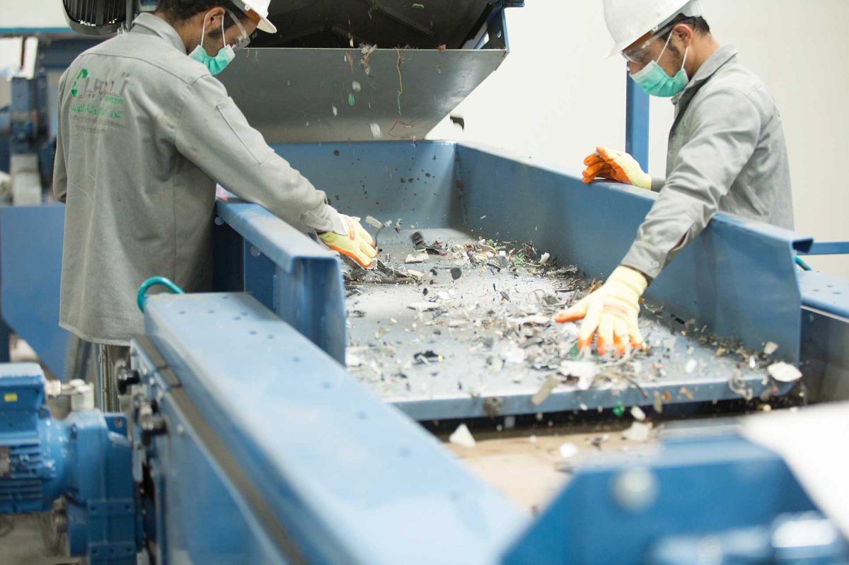 Tadweeer Recycling of Material from Solid waste Project